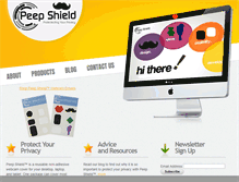 Tablet Screenshot of peepshield.com